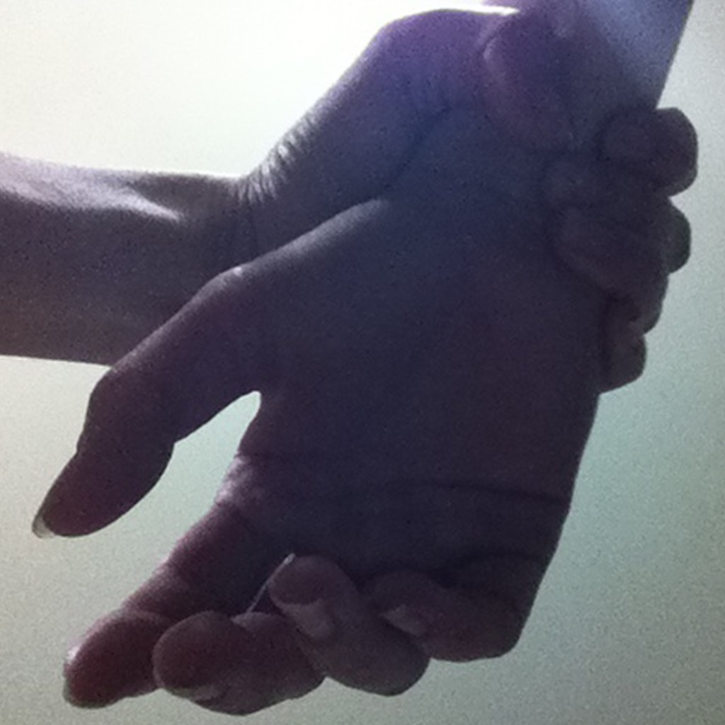 wearing myself as a bracelet